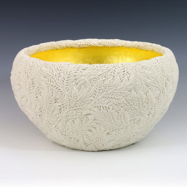 Hitomi Hosono, Large Feather Leaves Bowl, 2015