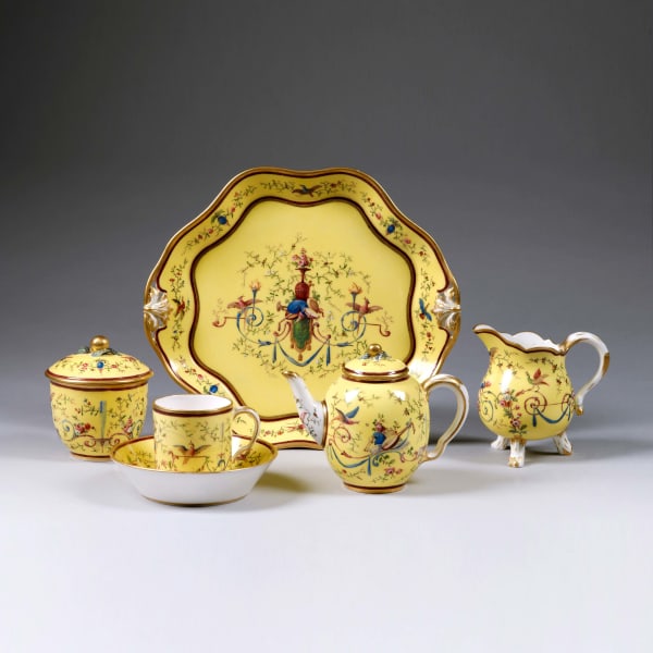 Sèvres Porcelain, A Sèvres Porcelain Tea Service, 1786