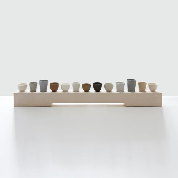 Julian Stair, Thirteen Cups on a Ground, 2010