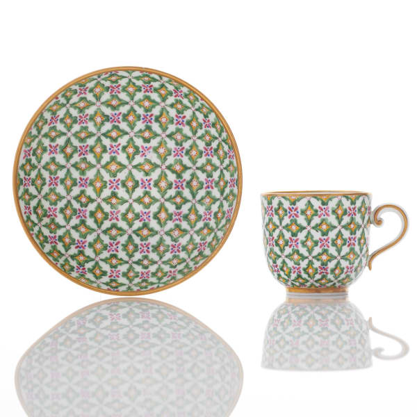 Sèvres Porcelain, A French 18th Century Sèvres Cup & Saucer, 1769