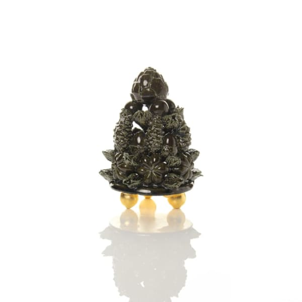 Kate Malone, Inky Black Seed Mountain, 2016