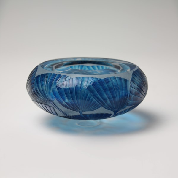 Katharine Coleman, Haeckel Diatom Light Blue Bowl II, 2012