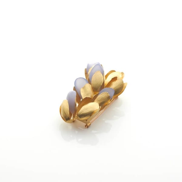 Kayo Saito, Gentian Brooch, 2023