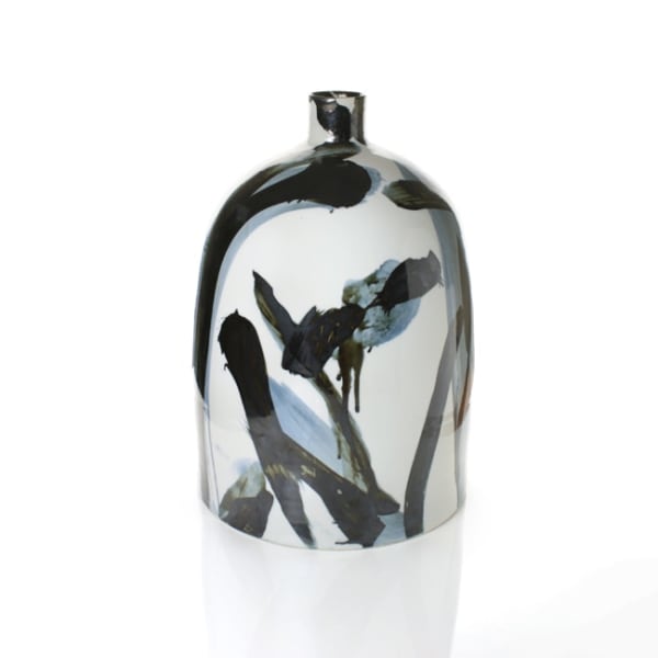 Felicity Aylieff, Ink Blue Wide Pot, 2012