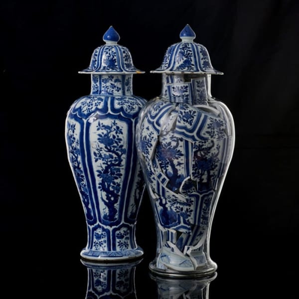 Bouke de Vries, A Pair of Memory Vessels LXVI, 2021