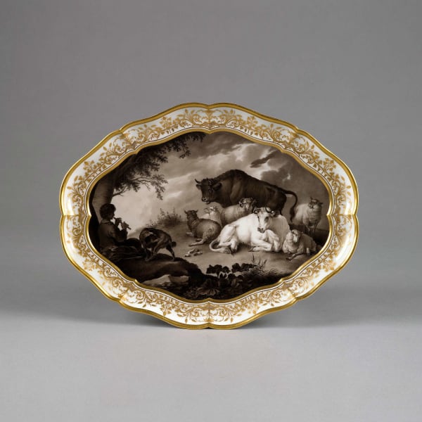 Sèvres Porcelain, A Sèvres Tray, circa 1785