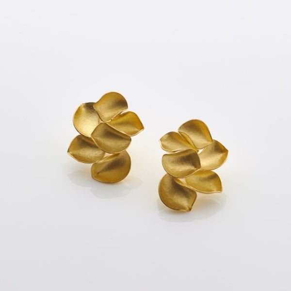 Kayo Saito, Fluttering Leaves Earrings, 2019