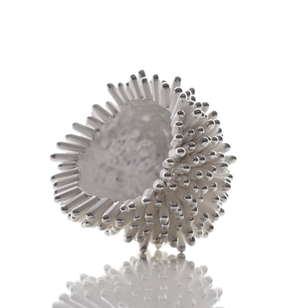 Junko Mori, Silver Organism; Dew, 2016