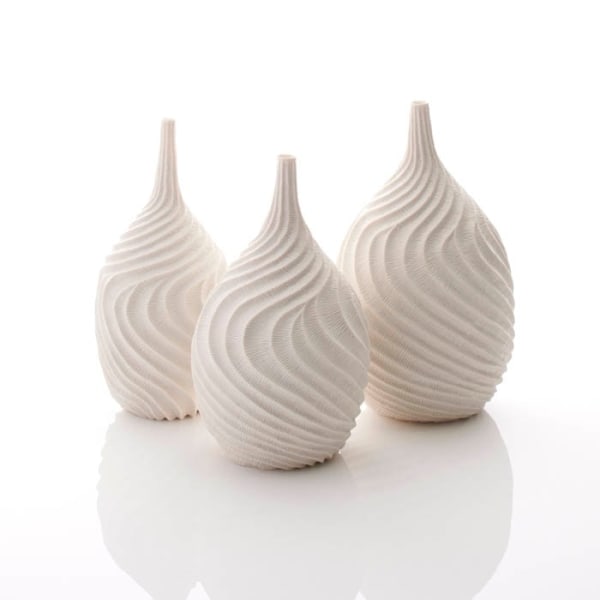 Andrew Wicks, Still Life of Three Swirl Vases, 2023