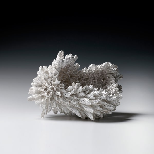Junko Mori, A Silver Organism; Urchin, 2014