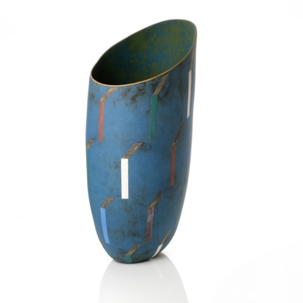 Elizabeth Fritsch, Blue Horn Vase III, 2007