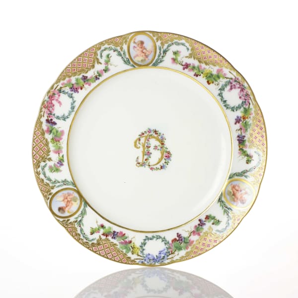 Sèvres Porcelain, A Sèvres Plate, circa 1770