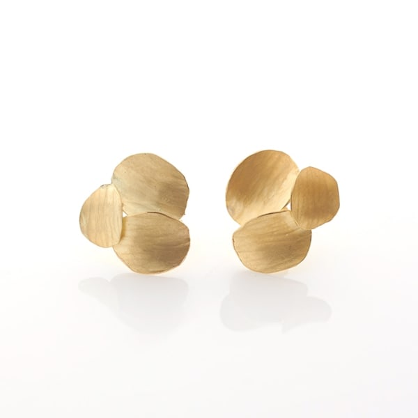 Kayo Saito, Three Ripple Elements Earrings, 2020