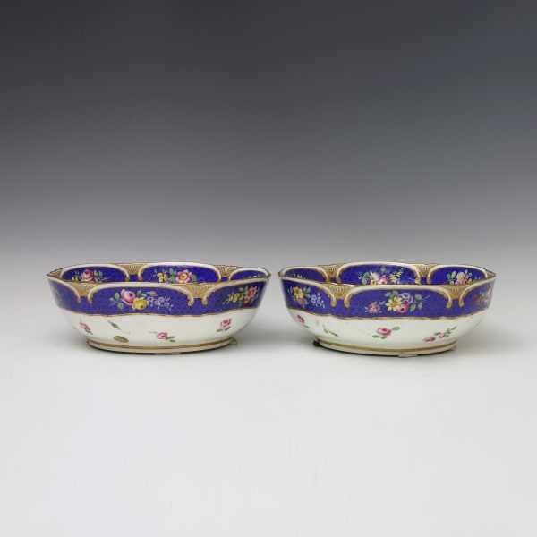Sèvres Porcelain, A Pair of Soft-Paste Sèvres Porcelain Salad Bowls, 1771