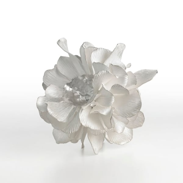 Junko Mori, Silver Organism; Textured Twist, 2019