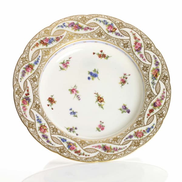 Sèvres Porcelain, A Sèvres Soup Plate, 1773-88