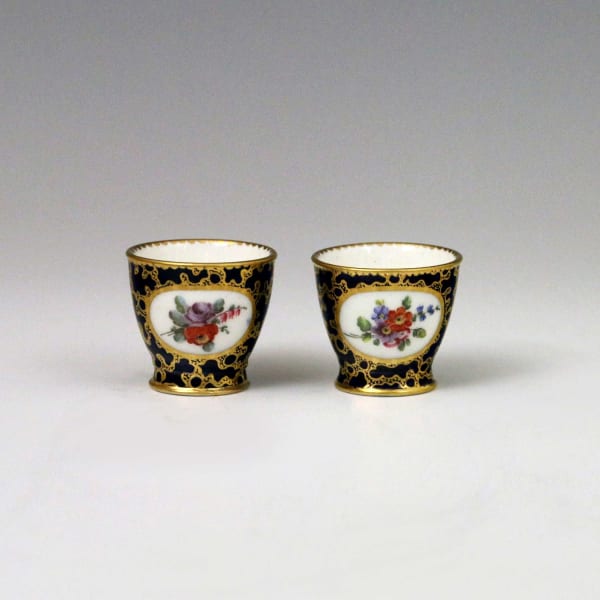 Sèvres Porcelain, A Pair of Sèvres Porcelain Egg Cups, 1763