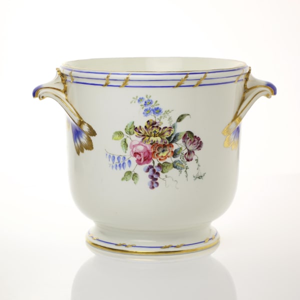 Sèvres Porcelain, A Soft-Paste Sèvres Porcelain Wine Cooler, 1760
