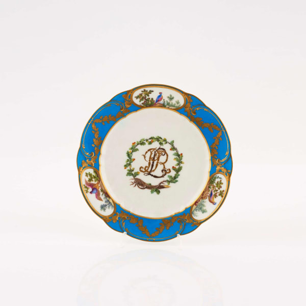 Sèvres Porcelain, A Sèvres Plate from the Rohan Service, 1772
