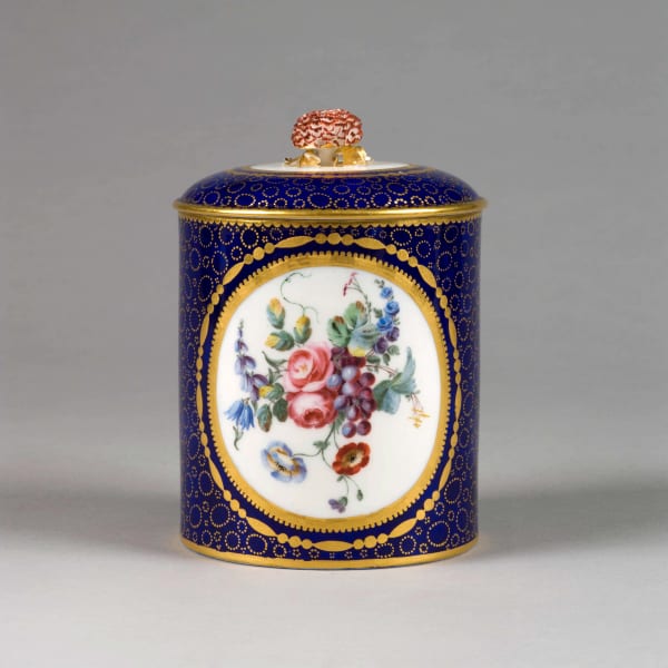 Sèvres Porcelain, A Sèvres Tobacco Jar & Cover, 1763