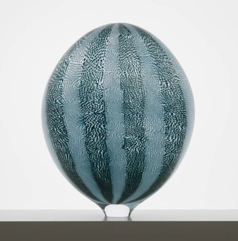 Tobias Møhl, Light Blue Glassweaver Vessel, 2017