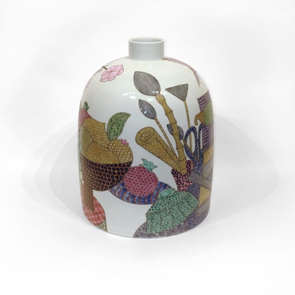 Felicity Aylieff, Still Life with Books and Bird, 2016