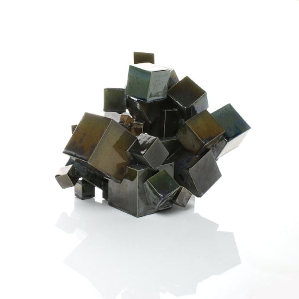 Kate Malone, Coal Cube Magma Sculpture, 2016