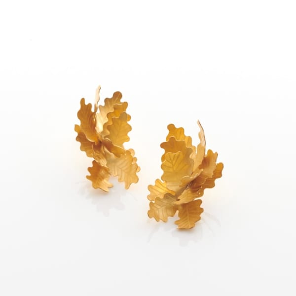 Jacqueline Ryan, Oak Leaf Earrings, 2019