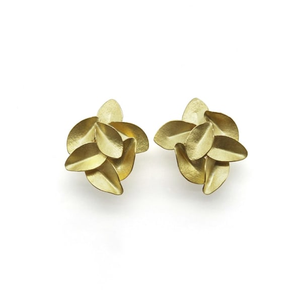 Kayo Saito, Large Leaf Earrings, 2023