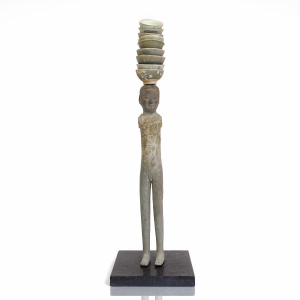 Bouke de Vries, Han Figure with Small Bowls, 2017