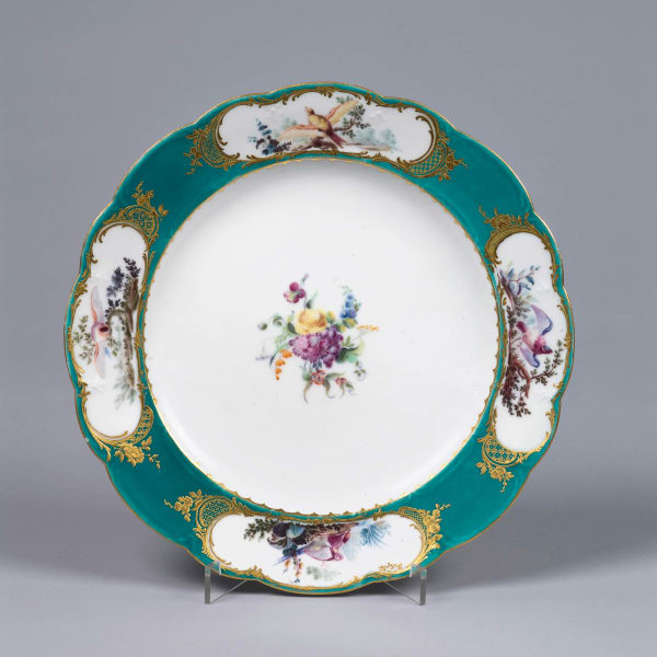Sèvres Porcelain, A Sèvres Plate, 1756-7