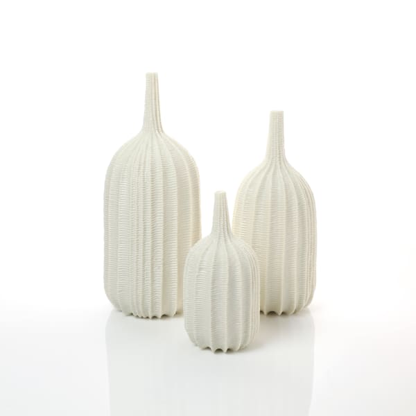 Andrew Wicks, Set of Three Bottle Vases, 2020