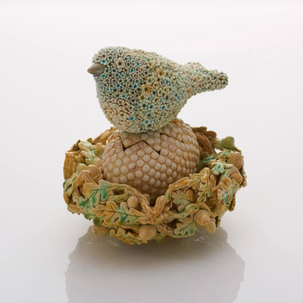 Kate Malone, Bird’s Egg Nest Box, 2016