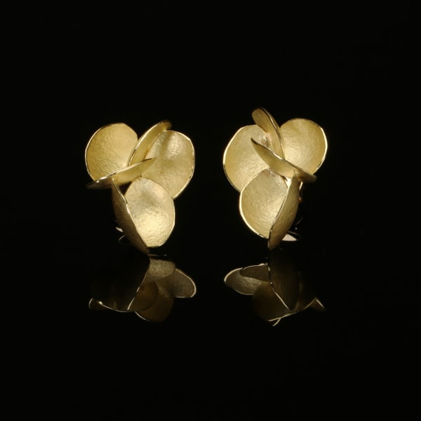 Kayo Saito, Flutter Petal Earrings, 2016