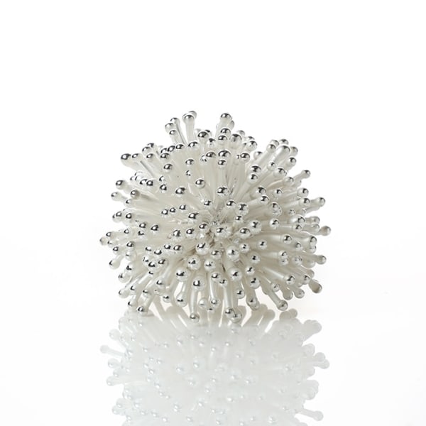 Junko Mori, Silver Organism; Ball Point, 2020