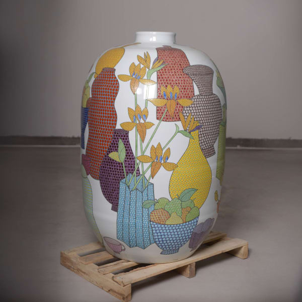 Felicity Aylieff, Natura Morta cum Floribus: Still Life with Flowers, 2023