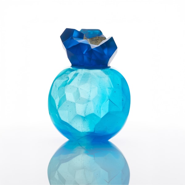 Angela Jarman, Blue Topaz Geode, 2016