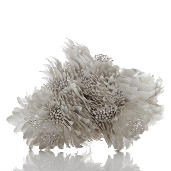 Junko Mori, Silver Organism; Sakura Dew, 2018