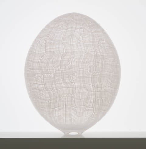 Tobias Møhl, White Glassweaver Vessel, 2017