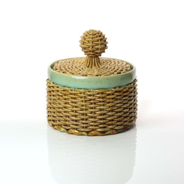 Kate Malone, Lidded Woven Jar, 2018