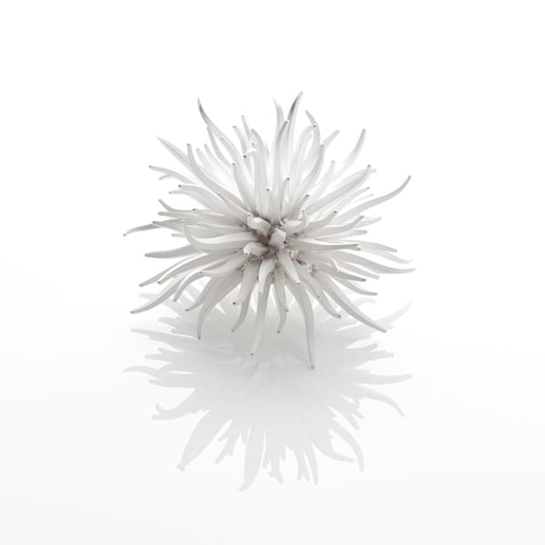 Junko Mori, Silver Organism, Square Spikes, 2023