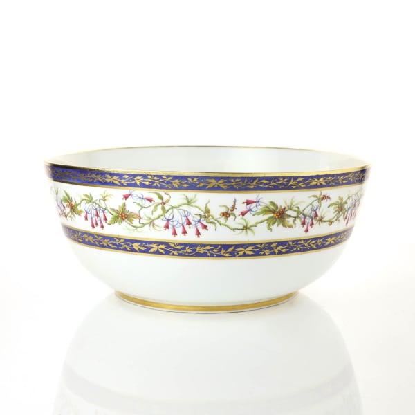 Sèvres Porcelain, A French 18th Century Soft-Paste Sèvres Porcelain Punch Bowl from the Comte de Montmorin's Service, 1787