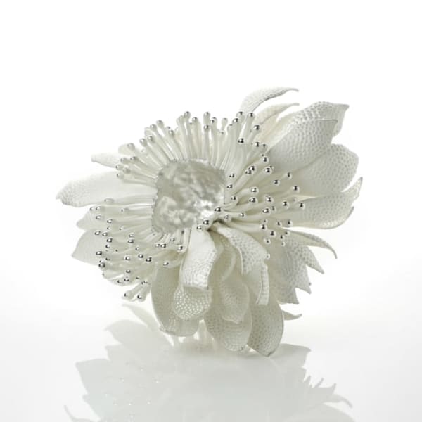 Junko Mori, Silver Organism; Dotty Dew, 2019