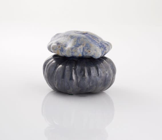 Kate Malone, Blue Double Eythrope Pumpkin Box, 2016