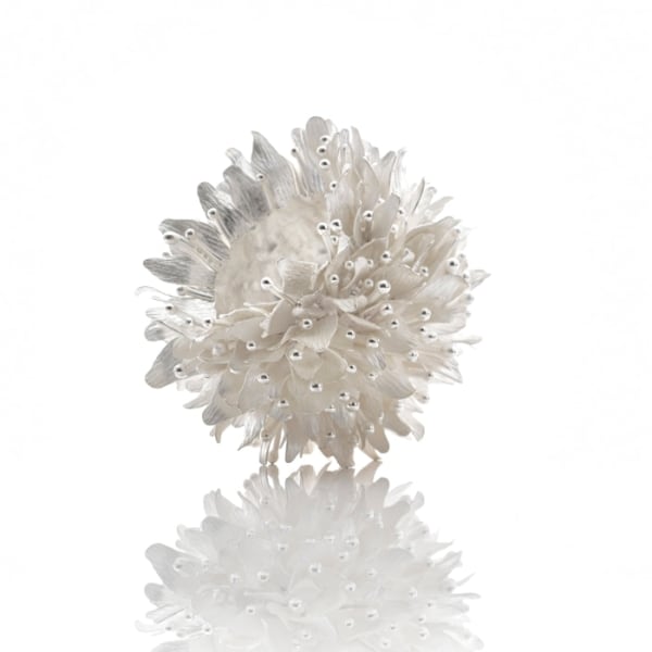 Junko Mori, Silver Organism; Sakura Dew, 2017