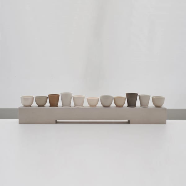 Julian Stair, Eleven Cups on a Ground, 2011