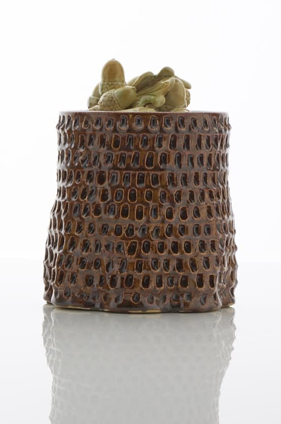 Kate Malone, Small Lidded Oak Jar, 2015
