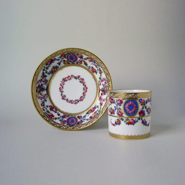 Sèvres Porcelain, A Cup & Saucer, circa 1785
