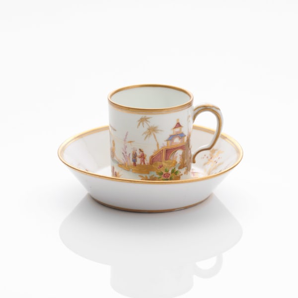 Sèvres Porcelain, A Sèvres hard-paste porcelain Cup & Saucer, 1779