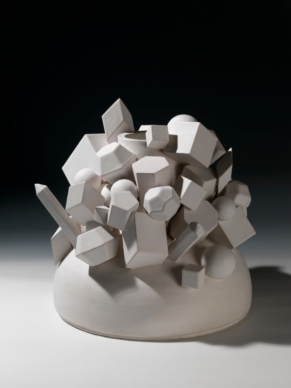 Kate Malone, A Giant White Magma Bottle, 2015